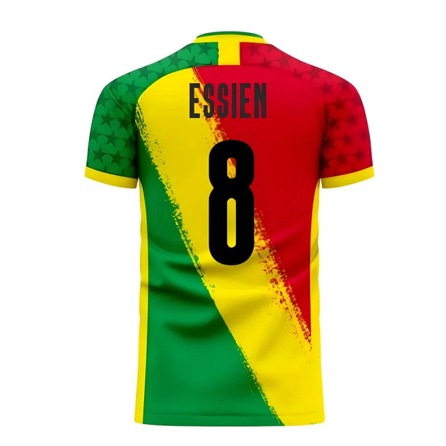 Ghana 2025-2026 Away Concept Football Kit (Libero) (ESSIEN 8)-SoccerKits Hub | Buy Soccer Jerseys Online